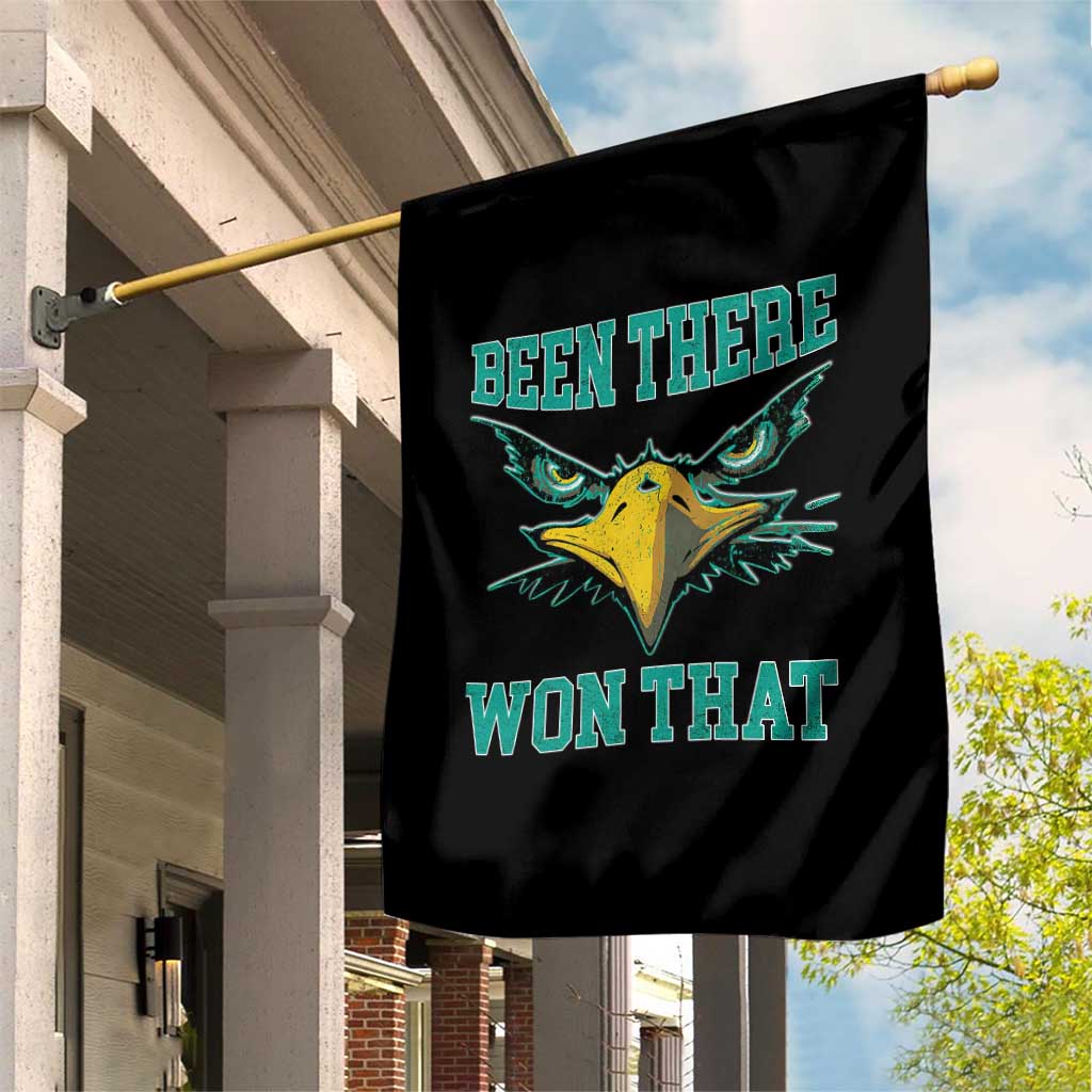 Been There Won That Garden Flag Fierce Eagle Eyes TS02 Print Your Wear