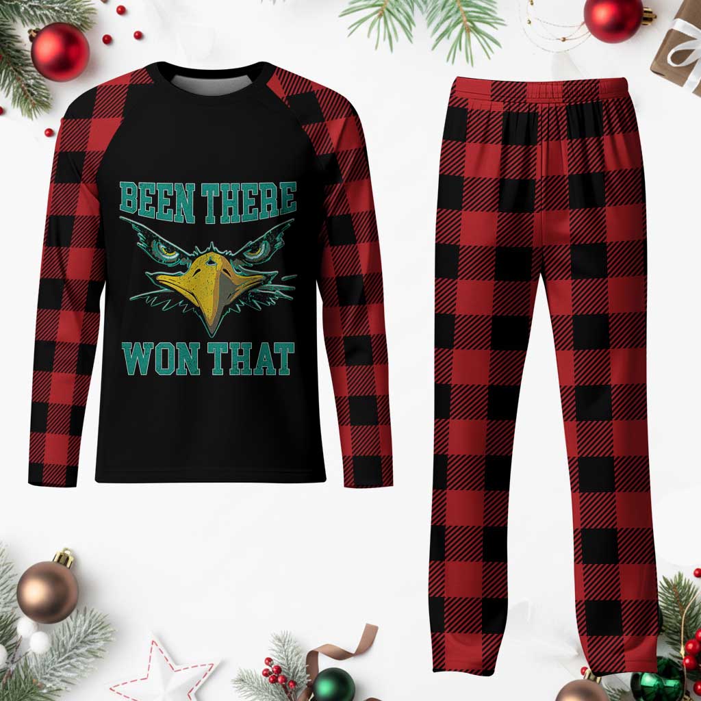 Been There Won That Plaid Pajama Set Fierce Eagle Eyes TS02 Buffalo Plaid Print Your Wear