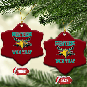 Been There Won That Ceramic Ornament Fierce Eagle Eyes TS02 Print Your Wear