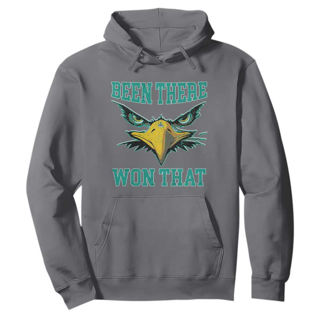 Been There Won That Hoodie Fierce Eagle Eyes TS02 Charcoal Print Your Wear