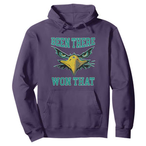 Been There Won That Hoodie Fierce Eagle Eyes TS02 Purple Print Your Wear