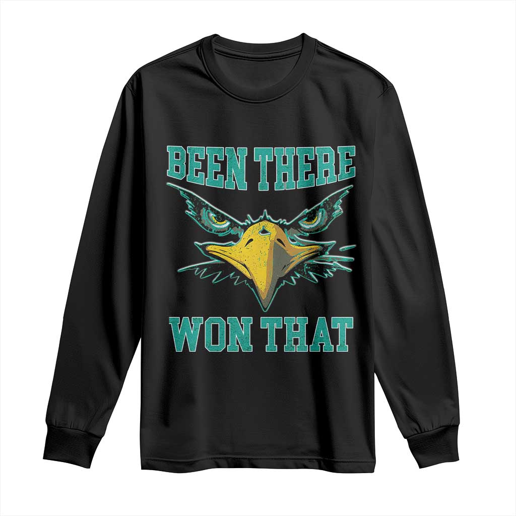 Been There Won That Long Sleeve Shirt Fierce Eagle Eyes TS02 Black Print Your Wear