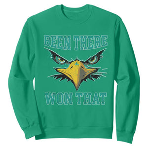 Been There Won That Sweatshirt Fierce Eagle Eyes TS02 Irish Green Print Your Wear