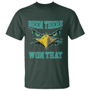 Been There Won That T Shirt Fierce Eagle Eyes TS02 Dark Forest Green Print Your Wear