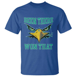 Been There Won That T Shirt Fierce Eagle Eyes TS02 Royal Blue Print Your Wear