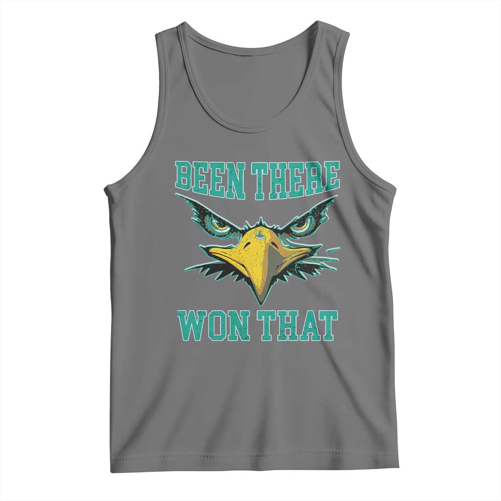 Been There Won That Tank Top Fierce Eagle Eyes TS02 Black Heather Print Your Wear