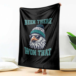 Been There Won That Fierce Eagle Graphic Throw Blanket TS02 Print Your Wear