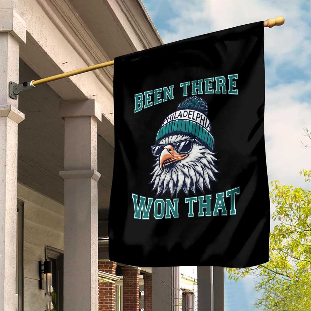 Been There Won That Fierce Eagle Graphic Garden Flag TS02 Print Your Wear