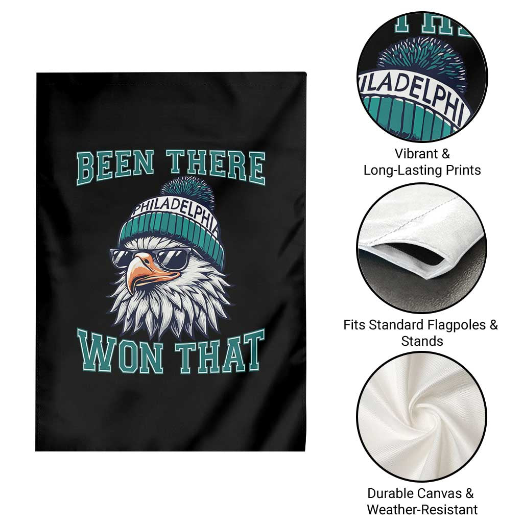 Been There Won That Fierce Eagle Graphic Garden Flag TS02 Print Your Wear
