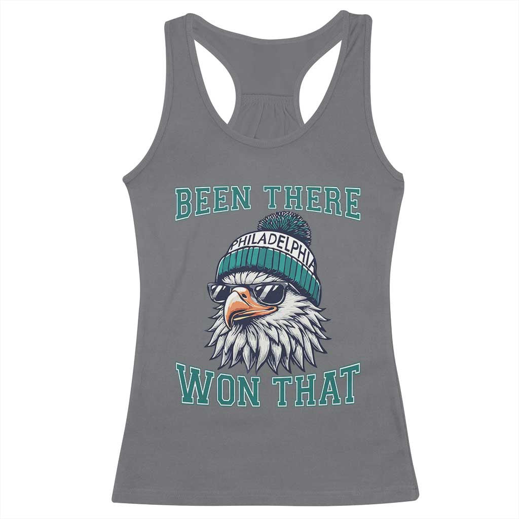 Been There Won That Fierce Eagle Graphic Racerback Tank Top TS02 Charcoal Print Your Wear