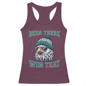 Been There Won That Fierce Eagle Graphic Racerback Tank Top TS02 Maroon Print Your Wear