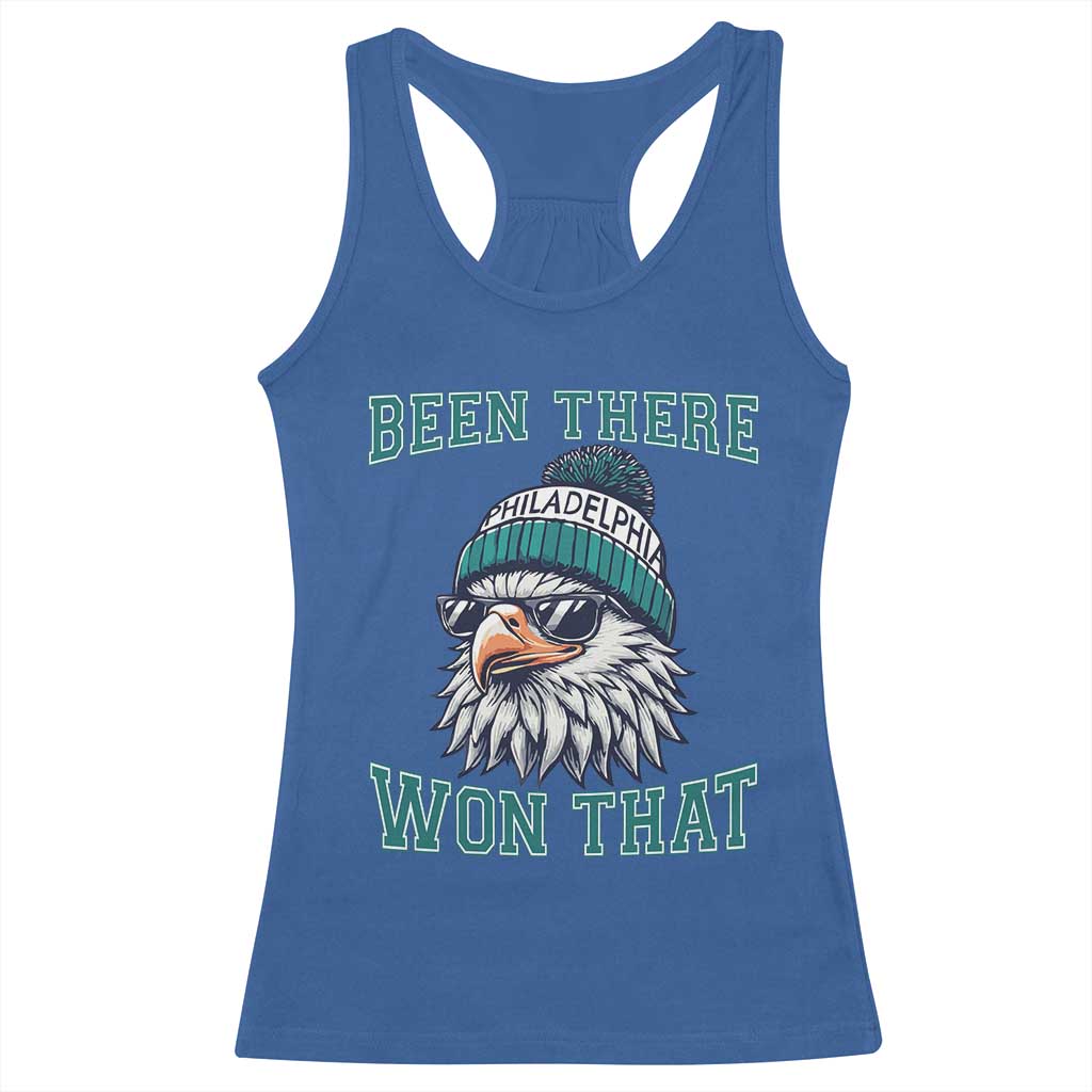 Been There Won That Fierce Eagle Graphic Racerback Tank Top TS02 Royal Blue Print Your Wear