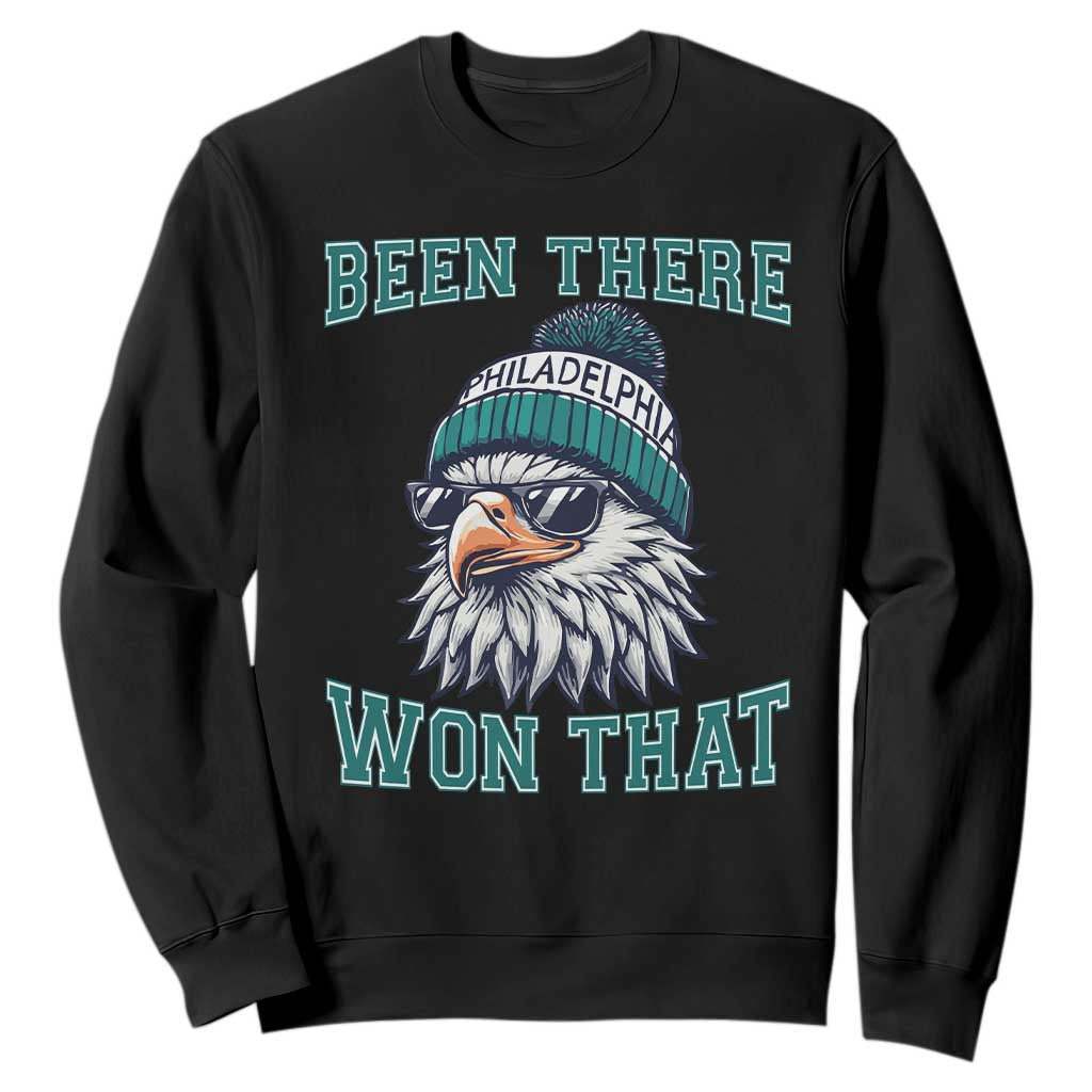 Been There Won That Fierce Eagle Graphic Sweatshirt TS02 Black Print Your Wear