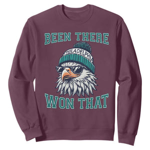 Been There Won That Fierce Eagle Graphic Sweatshirt TS02 Maroon Print Your Wear