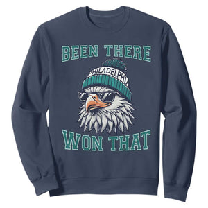 Been There Won That Fierce Eagle Graphic Sweatshirt TS02 Navy Print Your Wear