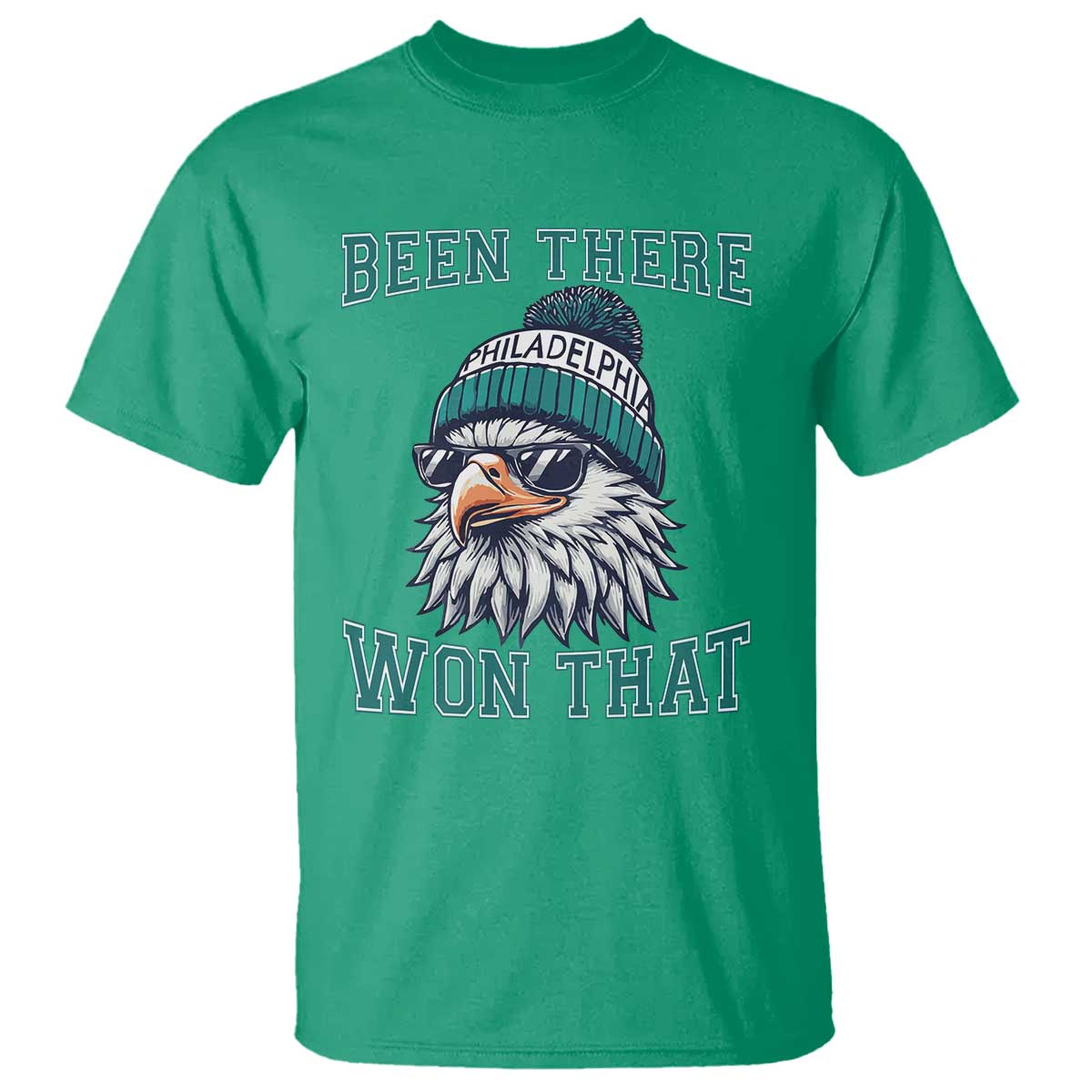 Been There Won That Fierce Eagle Graphic T Shirt TS02 Irish Green Print Your Wear