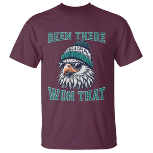 Been There Won That Fierce Eagle Graphic T Shirt TS02 Maroon Print Your Wear