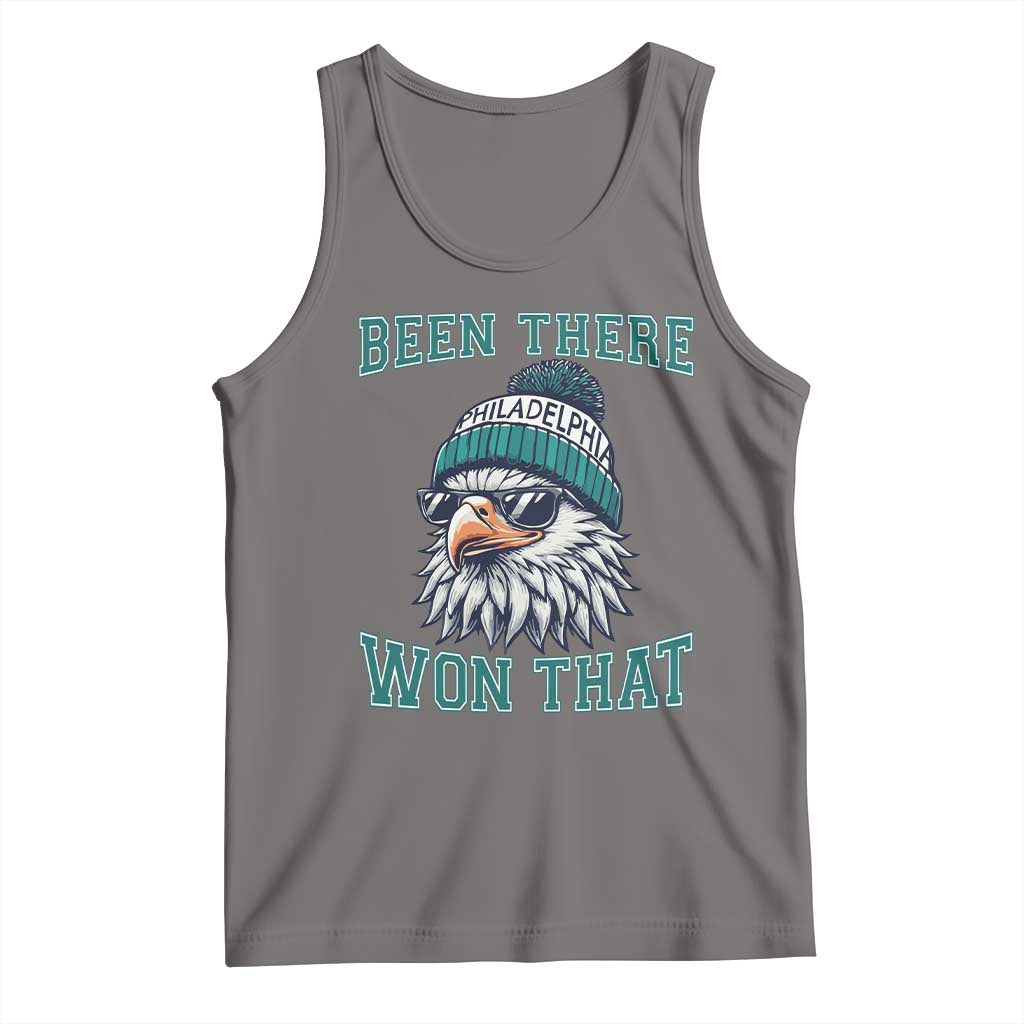 Been There Won That Fierce Eagle Graphic Tank Top TS02 Deep Heather Print Your Wear