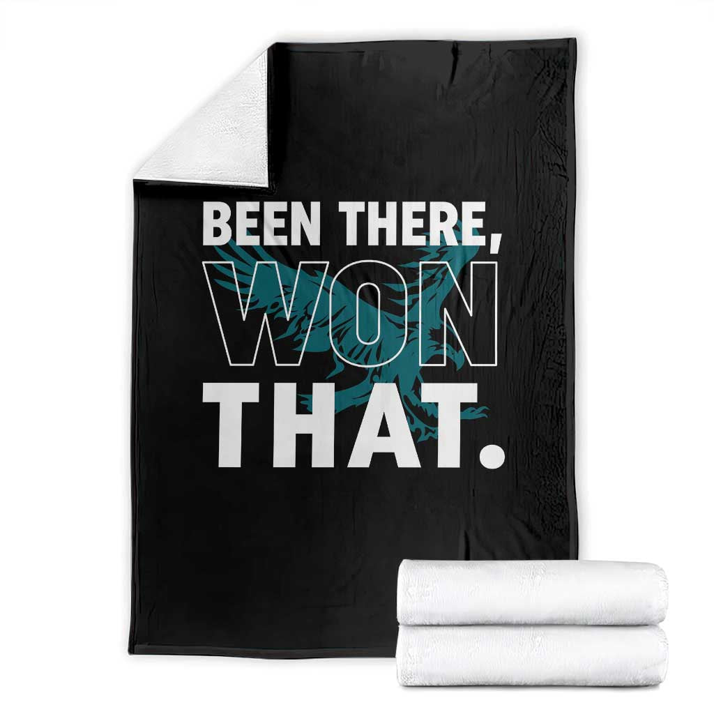 Been There Won That Throw Blanket Game Day Champions Sport Fans TS02 Black Print Your Wear