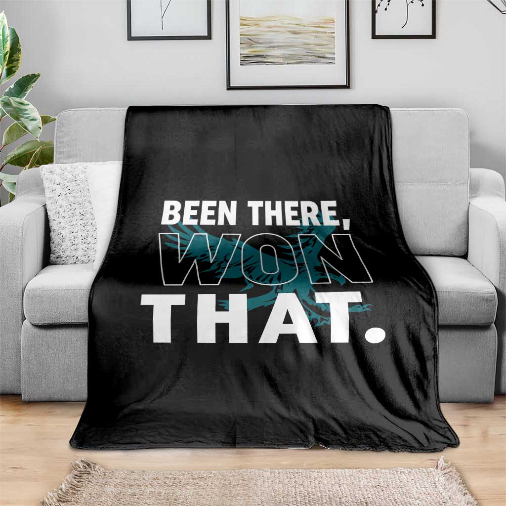 Been There Won That Throw Blanket Game Day Champions Sport Fans TS02 Print Your Wear
