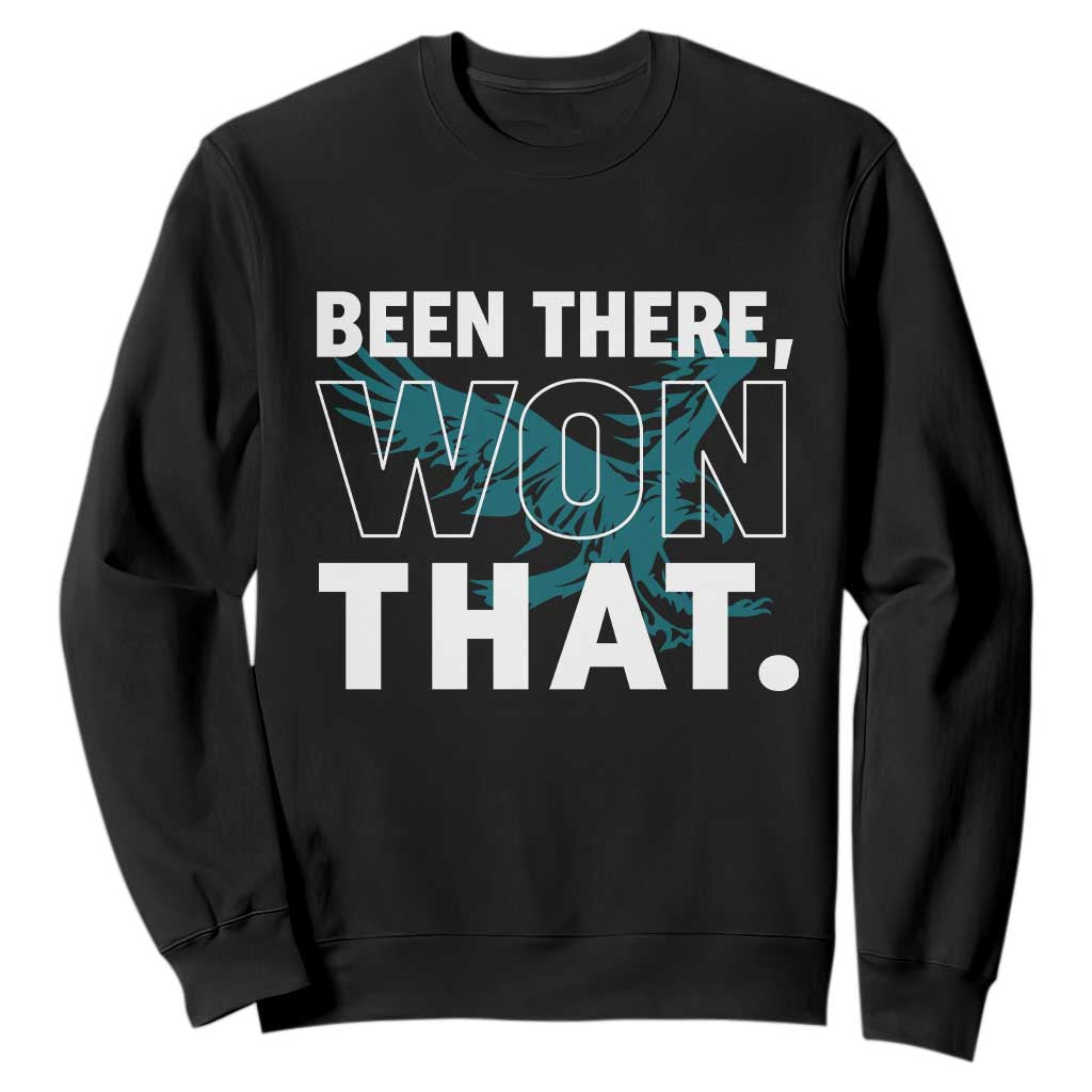 Been There Won That Sweatshirt Game Day Champions Sport Fans TS02 Black Print Your Wear