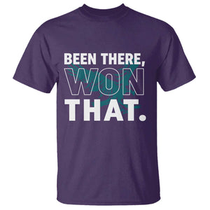 Been There Won That T Shirt Game Day Champions Sport Fans TS02 Purple Print Your Wear