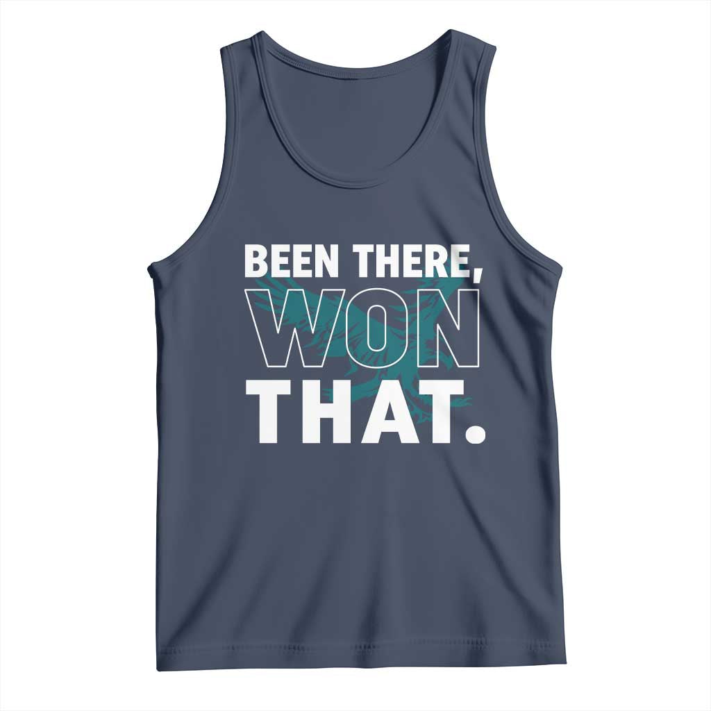 Been There Won That Tank Top Game Day Champions Sport Fans TS02 Navy Print Your Wear