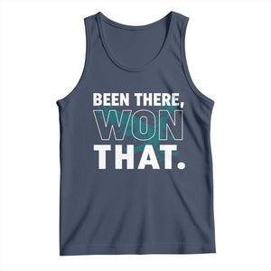 Been There Won That Tank Top Game Day Champions Sport Fans TS02 Navy Print Your Wear