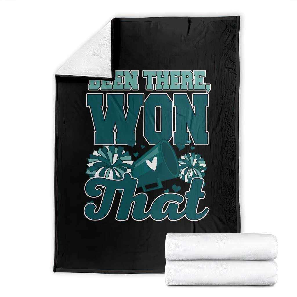 Been There Won That Cheer Spirit Throw Blanket Game Day Champions Sport Fans TS02 Black Print Your Wear
