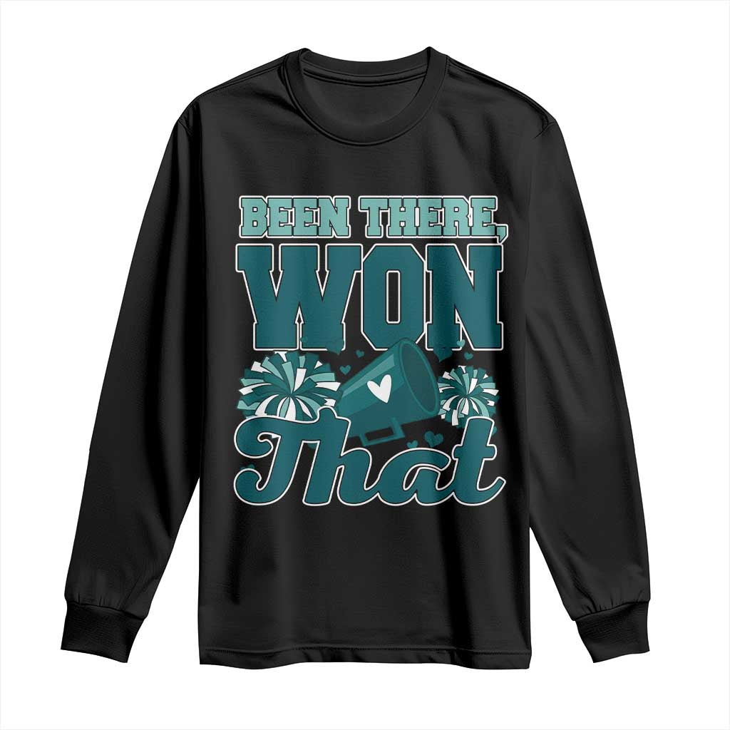 Been There Won That Cheer Spirit Long Sleeve Shirt Game Day Champions Sport Fans TS02 Black Print Your Wear