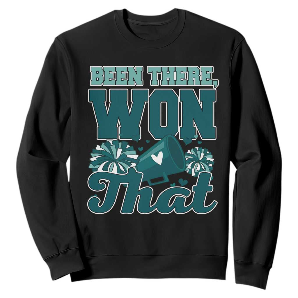 Been There Won That Cheer Spirit Sweatshirt Game Day Champions Sport Fans TS02 Black Print Your Wear