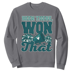 Been There Won That Cheer Spirit Sweatshirt Game Day Champions Sport Fans TS02 Charcoal Print Your Wear
