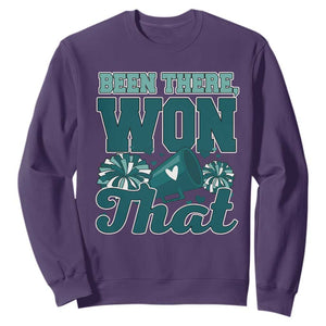 Been There Won That Cheer Spirit Sweatshirt Game Day Champions Sport Fans TS02 Purple Print Your Wear