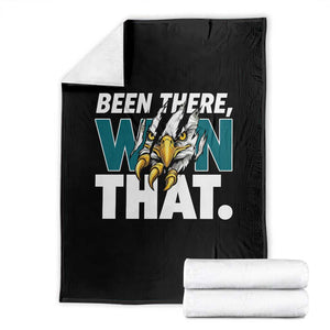 Been There Won That Fierce Eagle Throw Blanket Game Day Champions Sport Fans TS02 Black Print Your Wear