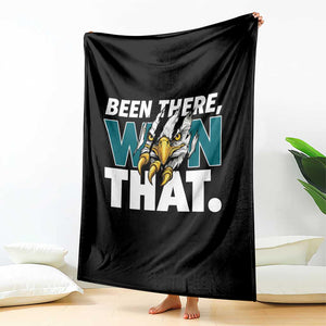 Been There Won That Fierce Eagle Throw Blanket Game Day Champions Sport Fans TS02 Print Your Wear