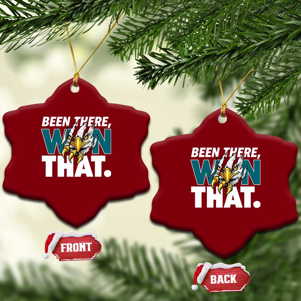 Been There Won That Fierce Eagle Ceramic Ornament Game Day Champions Sport Fans TS02 Print Your Wear