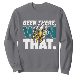 Been There Won That Fierce Eagle Sweatshirt Game Day Champions Sport Fans TS02 Charcoal Print Your Wear