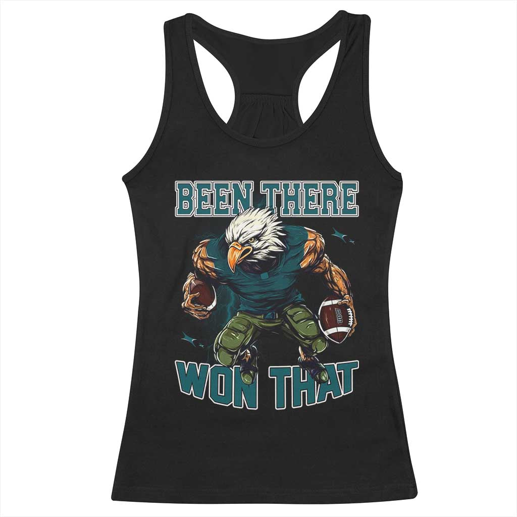 Been There Won That Fierce Football Graphic Racerback Tank Top Game Day Champions Sport Fans TS02 Black Print Your Wear