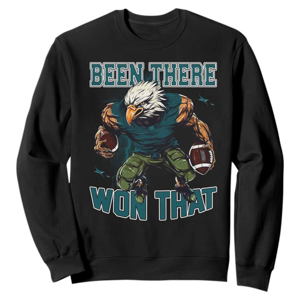 Been There Won That Fierce Football Graphic Sweatshirt Game Day Champions Sport Fans TS02 Black Print Your Wear