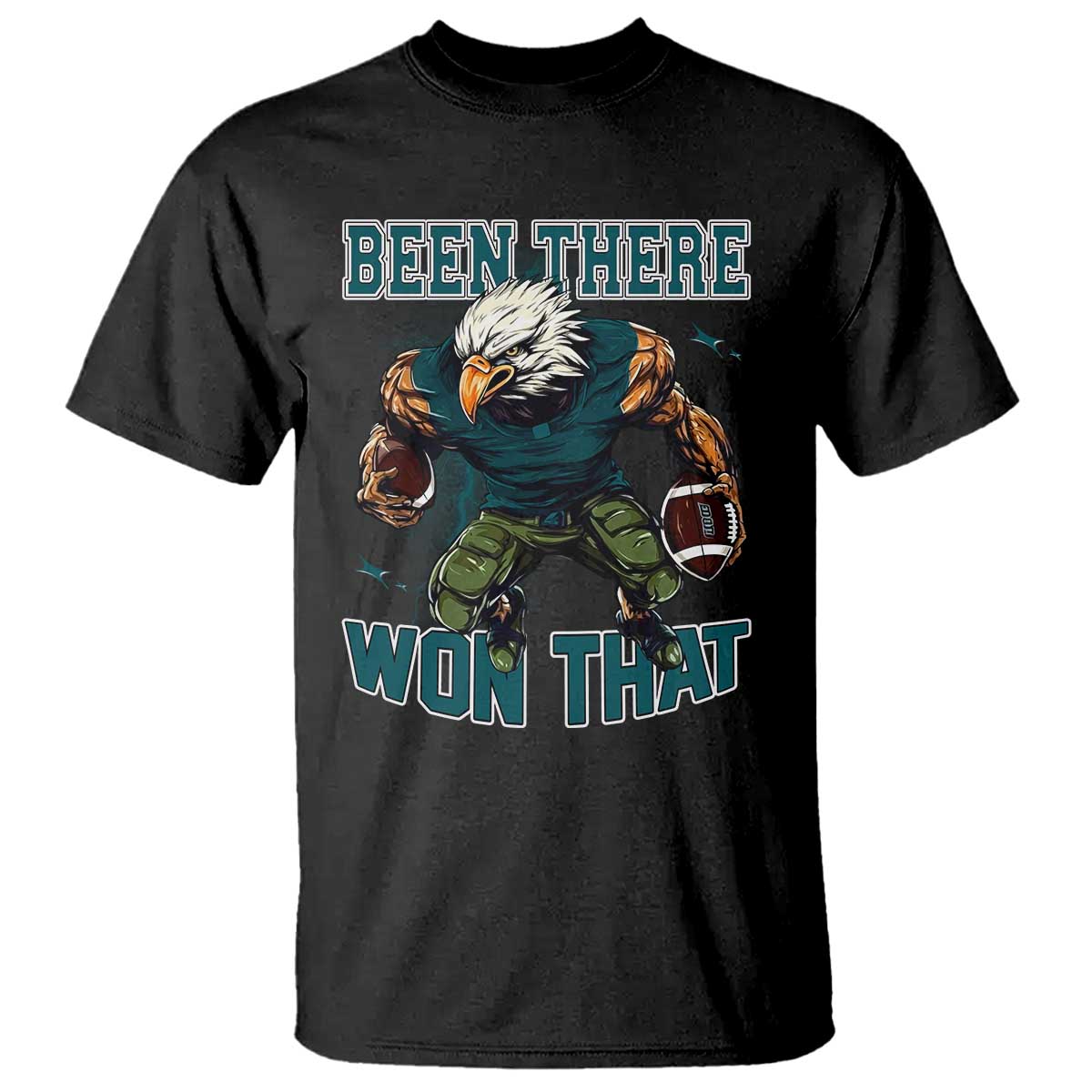 Been There Won That Fierce Football Graphic T Shirt Game Day Champions Sport Fans TS02 Black Print Your Wear