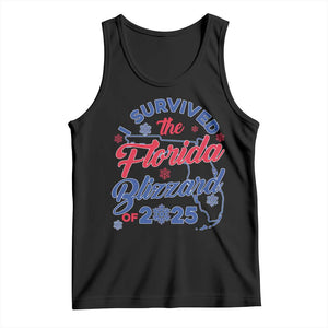 I Survived The Florida Blizzard Of 2025 Tank Top TS02 Black Print Your Wear