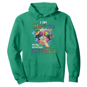 Black History Month Hoodie I Am Who I Am Your Approval Isn't Needed Afro Black Queen TS02 Irish Green Printyourwear