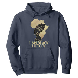 I Am Black History Month Hoodie African American For Womens Girls TS02 Navy Printyourwear