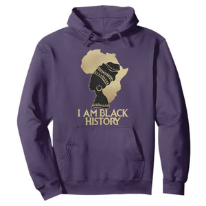 I Am Black History Month Hoodie African American For Womens Girls TS02 Purple Printyourwear