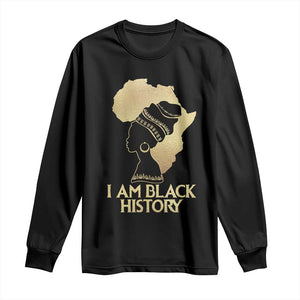 I Am Black History Long Sleeve Shirt Black Girls African American TS02 Black Print Your Wear