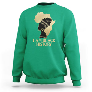 I Am Black History Month Sweatshirt African American For Womens Girls TS02 Irish Green Printyourwear