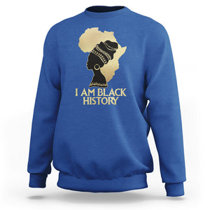 I Am Black History Month Sweatshirt African American For Womens Girls TS02 Royal Blue Printyourwear