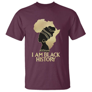 I Am Black History Month T Shirt African American For Womens Girls TS02 Maroon Printyourwear