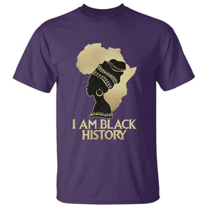 I Am Black History Month T Shirt African American For Womens Girls TS02 Purple Printyourwear