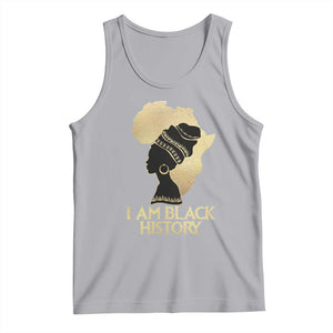 I Am Black History Tank Top Black Girls African American TS02 Athletic Heather Print Your Wear